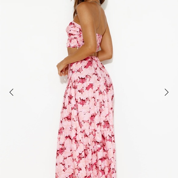 HELLO MOLLY ESCAPING REALITY MAXI SKIRT PINK - Picture 2 of 4